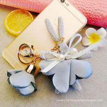 hot exaggerated lovely cute keychains cartoon rabbit keychain